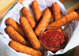 Breaded Mozzarella Sticks