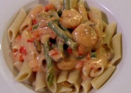 Gluten Free Penne With Shrimp