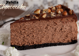 Nutella Cheese Cake Slice