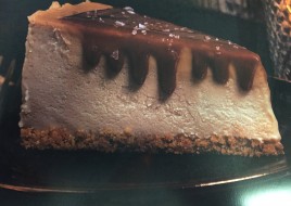 Caramel Salted Cheesecake Slice