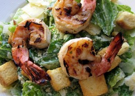 Grilled Shrimp Caeser Salad