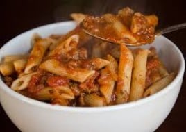 Gluten Free Penne With Meat Sauce