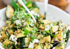 Mediterranean Grilled Zucchini Salad