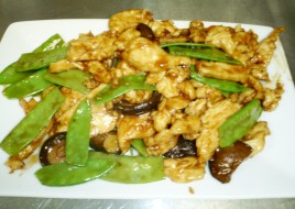 Chicken with Chinese Snow Peas