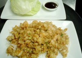Minced Shrimp w/Lettuce Cups