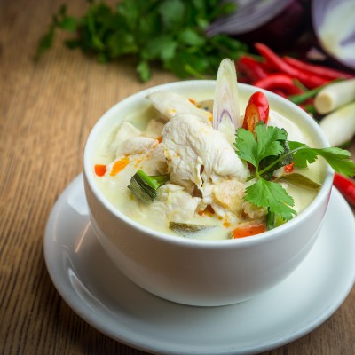 Tomkha (Coconut Milk Soup)