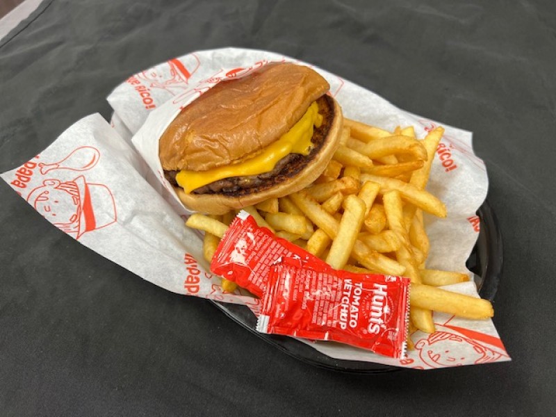 Ay Papa Cheeseburger with Fries