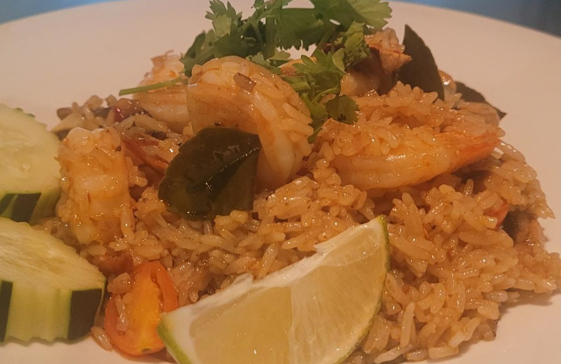 Tom Yum Shrimps Fried Rice