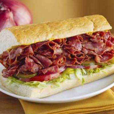 Hot Pastrami Sandwich