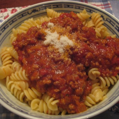 Pasta & Meat Sauce