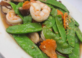 40. Snow Peas & Shittake Mushroom
