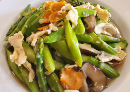 43. Asparagus & Shittake Mushroom