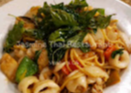 77. Thai Spaghetti Seafood