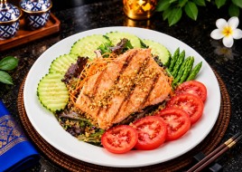 GARLIC GRILL SALMON