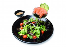 Salmon Sashimi Salad