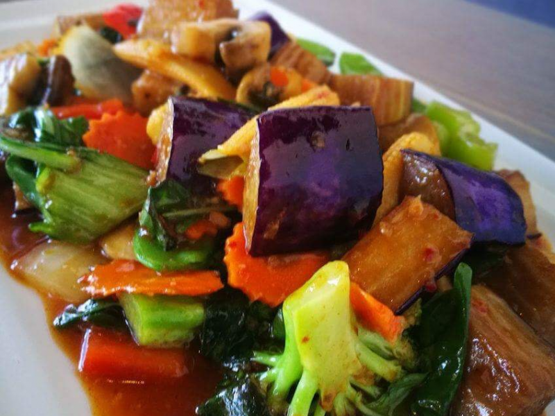Eggplant with Thai Basil