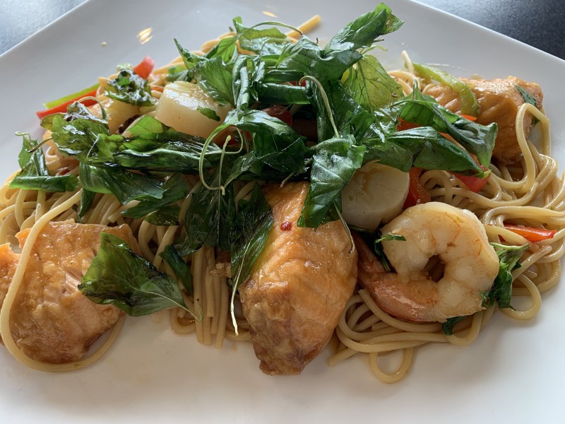 Spicy Spaghetti Seafood