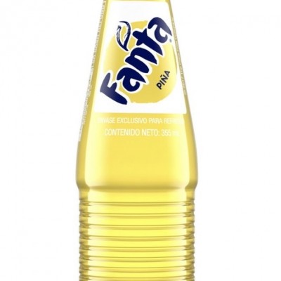 Pineapple Fanta  Soda - 12 fl oz  Bottle