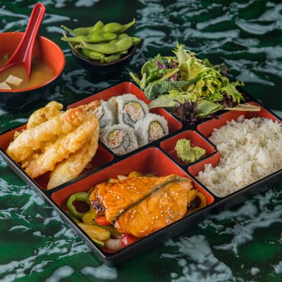 Salmon Teriyaki Bento