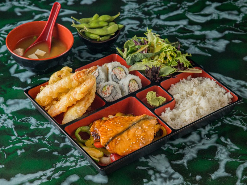 Salmon Teriyaki Bento