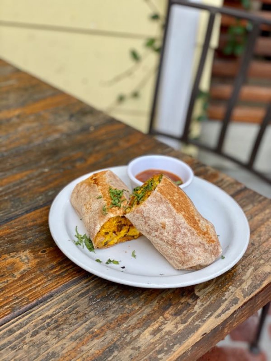 Breakfast Burrito Sun Cafe Organics