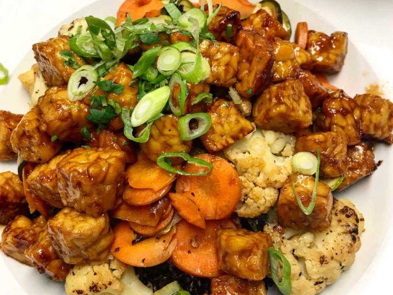 Teriyaki Tempeh Stir Fry