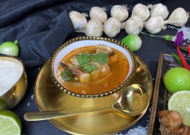 SO-1 Tom yum soup  (Clear Soup Cup)