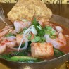N-8  Pink Noodle Soup With Seafood