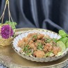 Crispy chicken larb salad