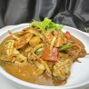 Seafood with curry powder
