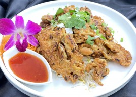 Mussel Pancakes Thai Style
