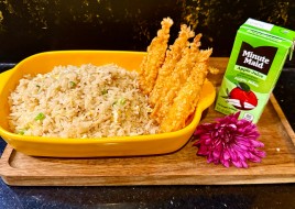 K-2 Fried Rice with Shrimp Tempura