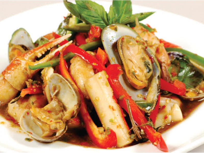 Seafood Mint Leaves