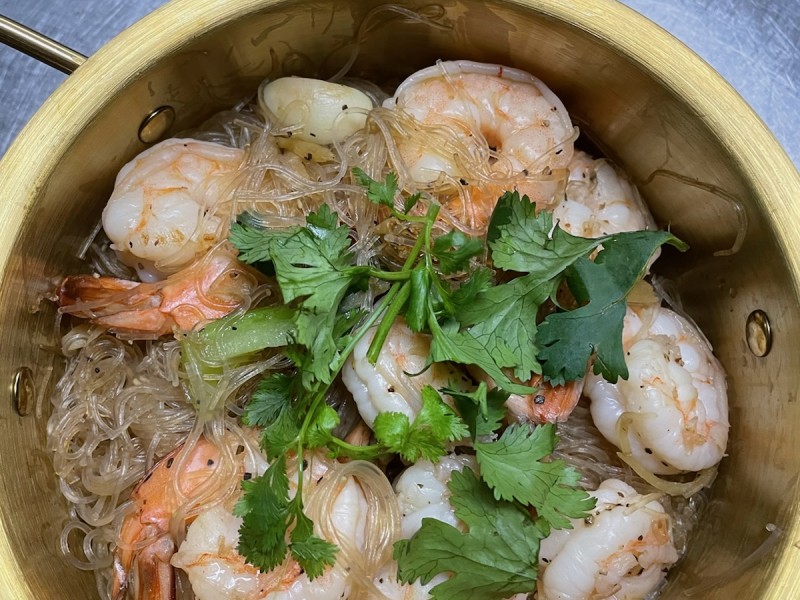 Baked Glass noodle with Shrimp