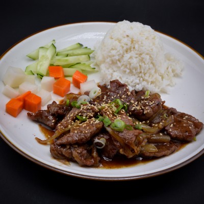Thai Beef Bulgogi with Rice