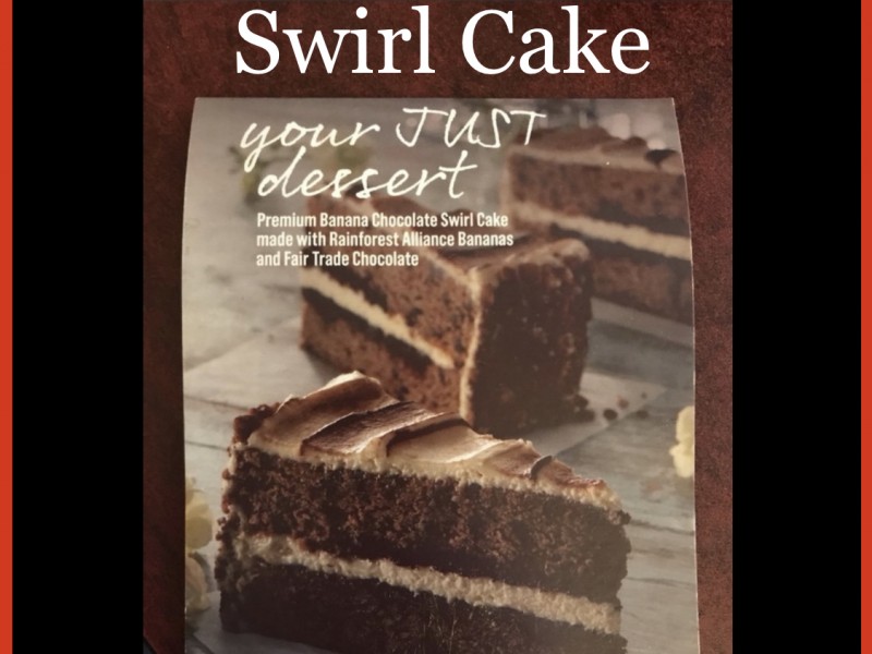 Banana Chocolate Swirl Cake