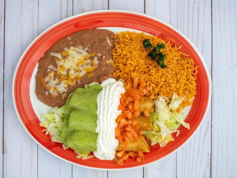 9. Three Taquitos Rancheros