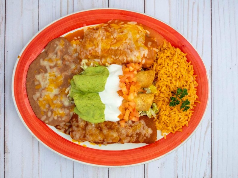 6. Two Taquitos, One Enchilada, & One Chile Relleno