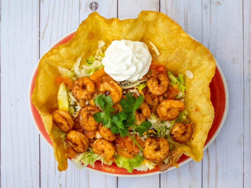 Super-Grilled Tostada