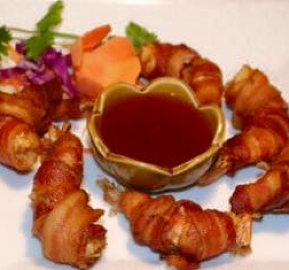 Prawns Bacon