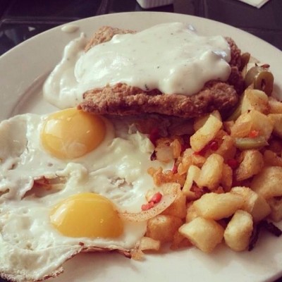 Country Fried Steak & 2 Eggs