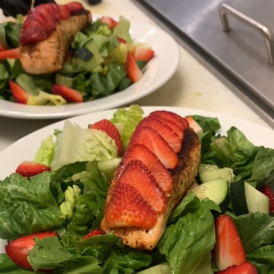 Blackened Salmon Salad