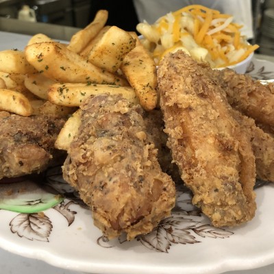 Fried Chicken Wing Meal