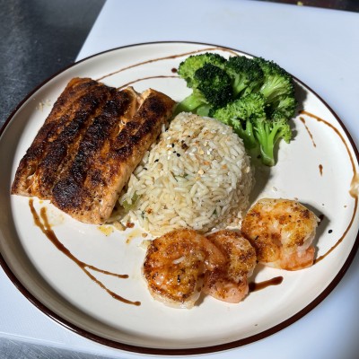 Cajun Style Salmon & Shrimp