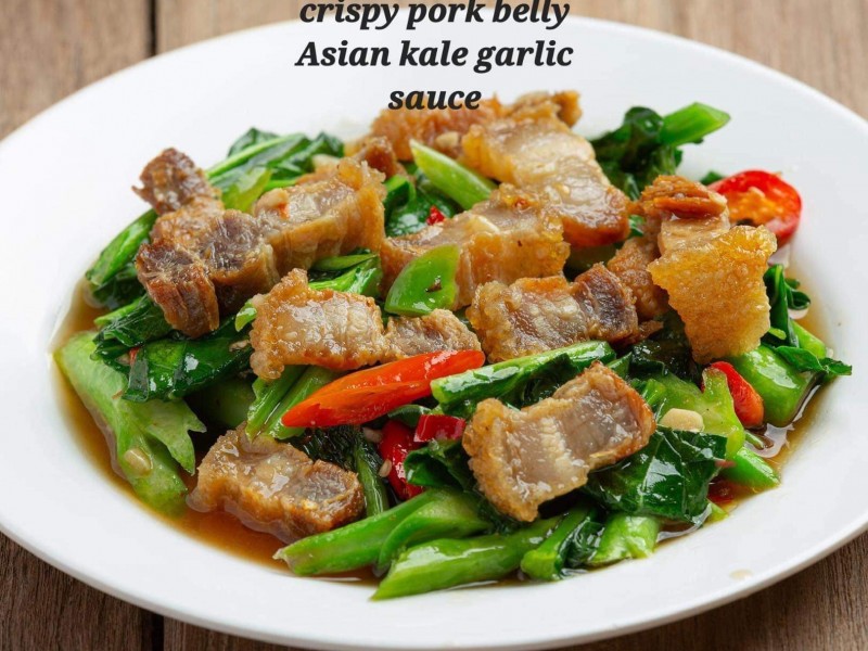 Pork Belly Kale