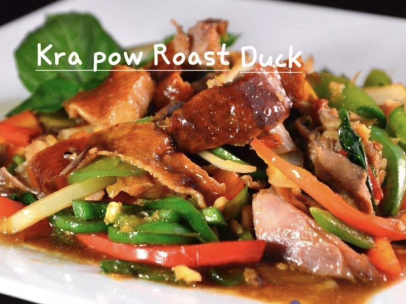 Pad Kra Pow Roasted Duck