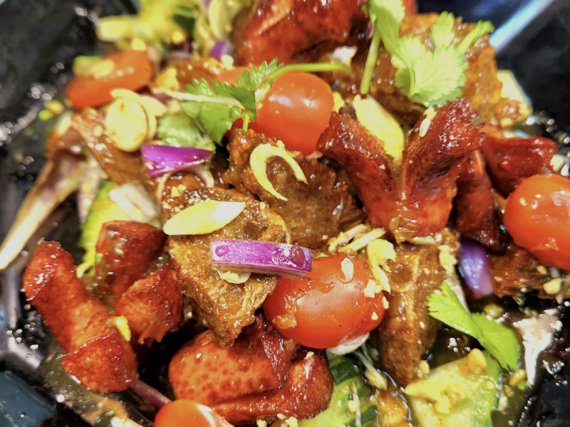 Meatball Hot Dog Salad