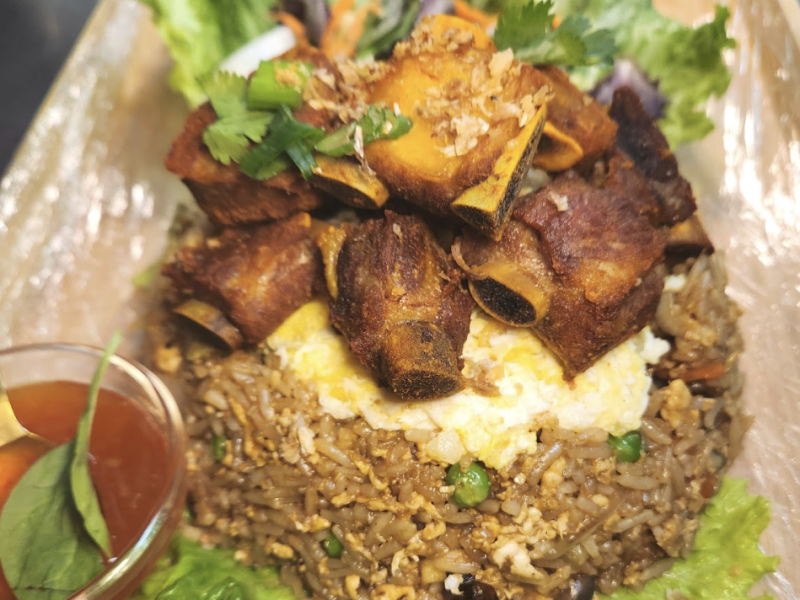 Fried Pork Ribs Fried Rice