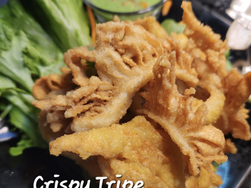 Crispy tripe