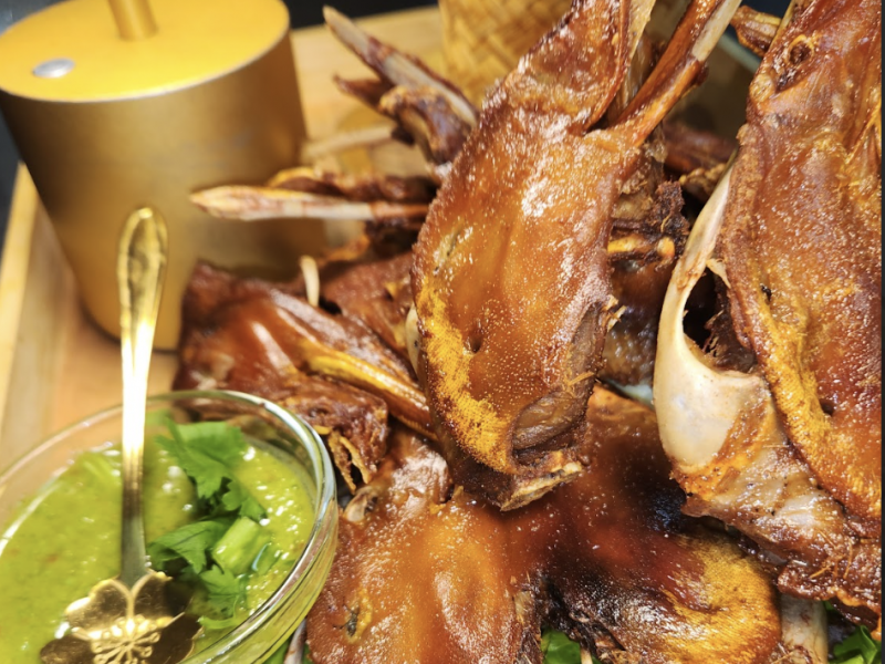 Fried Duck Beaks